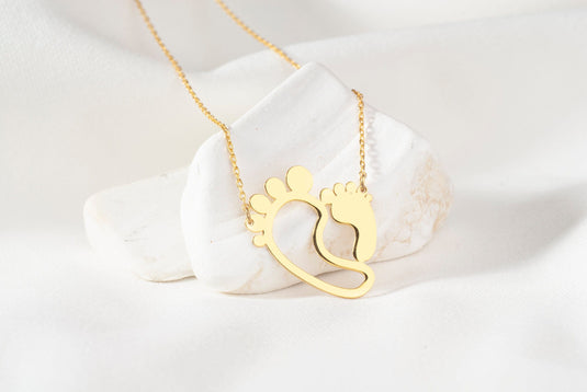 Baby Footprint Necklace